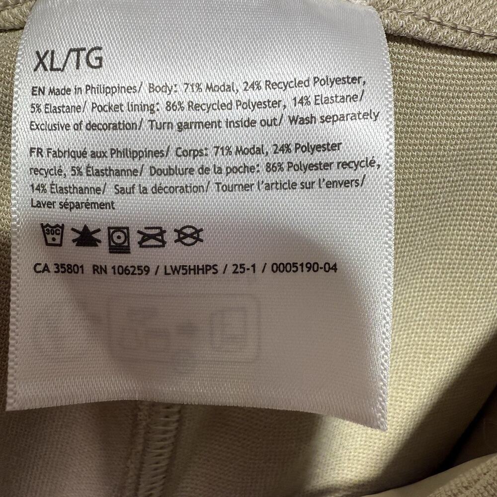 Lululemon Softstreme High-Rise Wide-Leg Pique Pant Women’s XL Sheer Oak - Picture 15 of 16